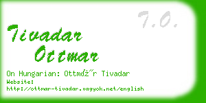 tivadar ottmar business card